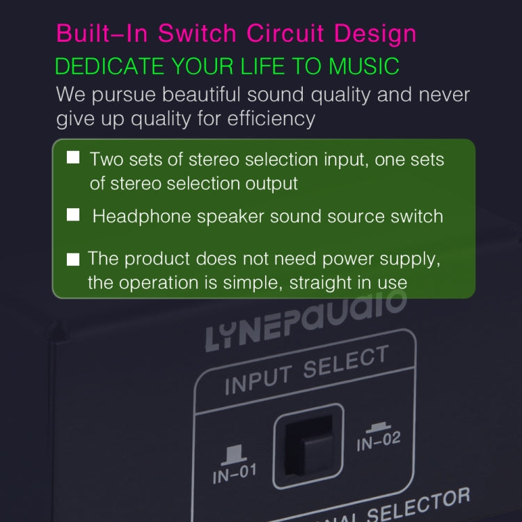 B101 2 In 1 Out (1 In 2 Out) Audio Source Signal Selection Switcher Computer Speaker  RCA Lossless Audio Source Switcher - free shipping - PMC TechLife - Order now!
