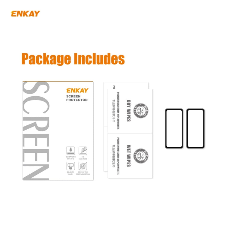 For Huawei B6 2 PCS ENKAY Hat-Prince 3D Full Screen Soft PC Edge + PMMA HD Screen Protector Film - Screen Protector by ENKAY | Online Shopping South Africa | PMC TechLife | Buy Now Pay Later Mobicred