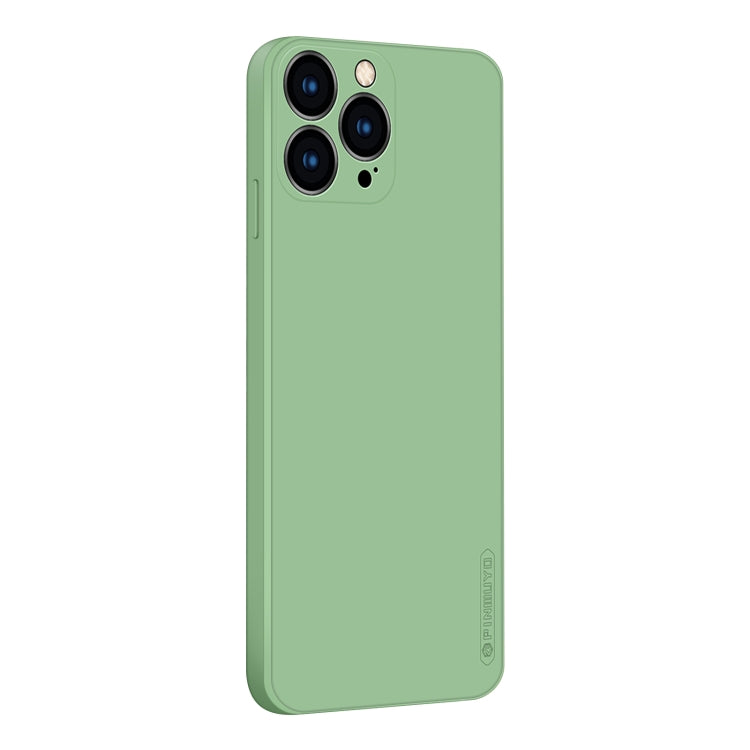 For iPhone 13 Pro Max PINWUYO Touching Series Liquid Silicone TPU Shockproof Case (Green) - iPhone 13 Pro Max Cases by PINWUYO | Online Shopping South Africa | PMC TechLife | Buy Now Pay Later Mobicred