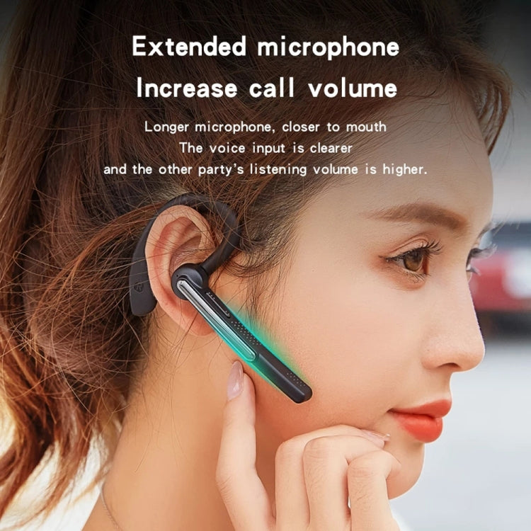 P40 Wireless Bluetooth 5.1 Business Noise Cancelling Earphone with Mic Support Handsfree(Black) - Bluetooth Earphone by PMC TechLife | Online Shopping South Africa | PMC TechLife