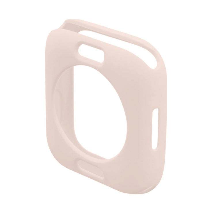 ENKAY Hat-Prince Protective TPU Watch Case + Full Coverage PET Screen Protector Film For Apple Watch Series 8 / 7 41mm(Pink) - Watch Cases by ENKAY | Online Shopping South Africa | PMC Jewellery | Buy Now Pay Later Mobicred