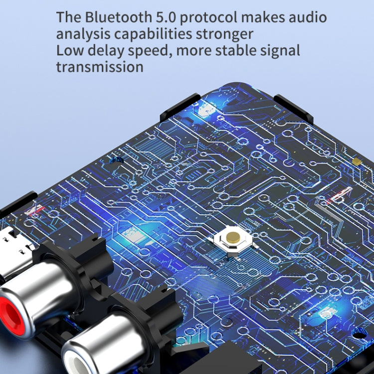 BT-21 NFC Bluetooth 5.0 Receiver & Transmitter RCA 3.5mm AUX Audio Adapter - Audio Receiver Transmitter by PMC TechLife | Online Shopping South Africa | PMC TechLife