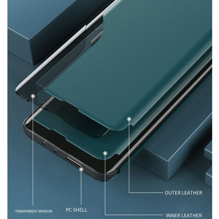 For Samsung Galaxy A33 5G Attraction Flip Holder Leather Phone Case(Green) - Galaxy Phone Cases by PMC TechLife | Online Shopping South Africa | PMC TechLife