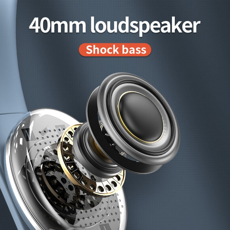 A50 Bass Stereo Wireless Bluetooth HIFI Headset with Mic(White) - Headset & Headphone by PMC TechLife | Online Shopping South Africa | PMC TechLife