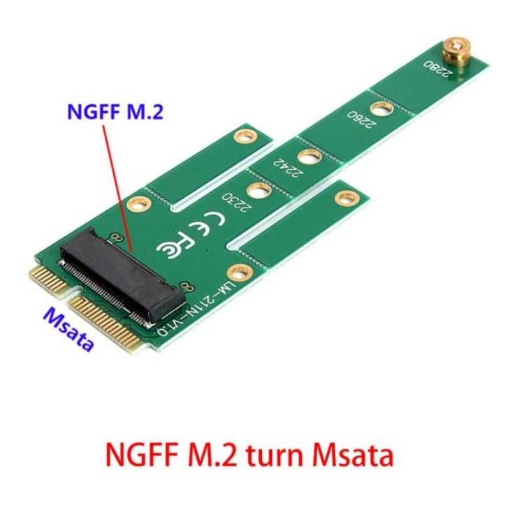 6.0Gb/s M.2 NGFF to MSATA Card Converter - free shipping - PMC TechLife - Order now!