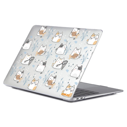 ENKAY Animal Series Pattern Laotop Protective Crystal Case For MacBook Pro 16 inch A2141(Cute Cat) - MacBook Pro Cases by ENKAY | Online Shopping South Africa | PMC Jewellery