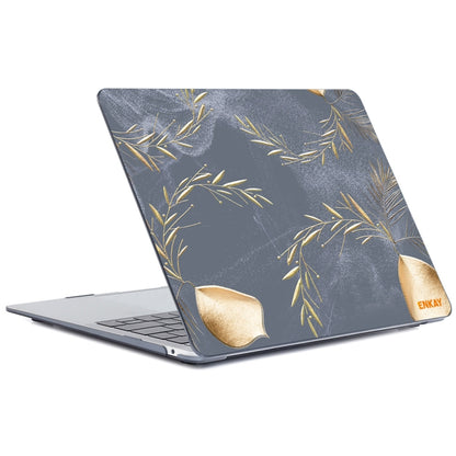 ENKAY Vintage Pattern Series Laotop Protective Crystal Case For MacBook Pro 14.2 inch A2442 (2021)(Wild Oats) - MacBook Pro Cases by ENKAY | Online Shopping South Africa | PMC Jewellery