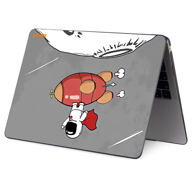 For MacBook Air 13.3 inch A1932 / A2179 / A2337 ENKAY Star Series Pattern Laotop Protective Crystal Case(Rocket Astronaut) - MacBook Air Cases by ENKAY | Online Shopping South Africa | PMC Jewellery