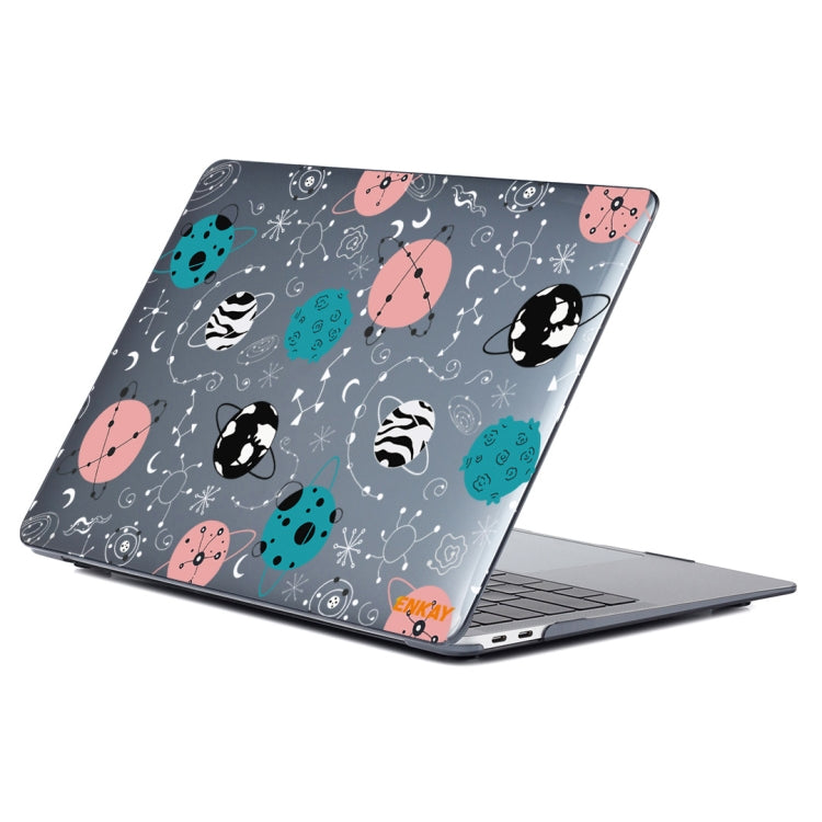 ENKAY Star Series Pattern Laotop Protective Crystal Case For MacBook Pro 13.3 inch A2251 / A2289 / A2338 2020(Geometric Planet) - MacBook Pro Cases by ENKAY | Online Shopping South Africa | PMC Jewellery