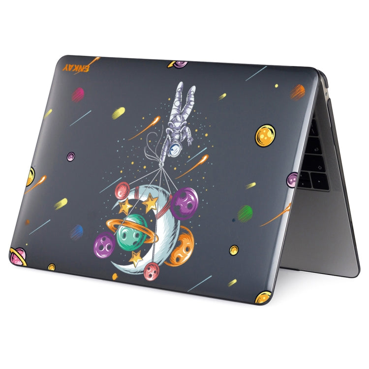 ENKAY Star Series Pattern Laotop Protective Crystal Case For MacBook Pro 13.3 inch A2251 / A2289 / A2338 2020(Balloon Astronaut) - MacBook Pro Cases by ENKAY | Online Shopping South Africa | PMC Jewellery