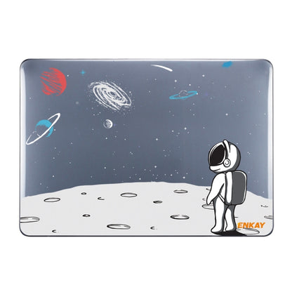 ENKAY Star Series Pattern Laotop Protective Crystal Case For MacBook Pro 14.2 inch A2442 (2021)(Backpack Astronaut) - MacBook Pro Cases by ENKAY | Online Shopping South Africa | PMC Jewellery