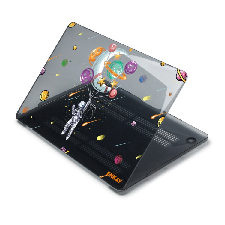 ENKAY Star Series Pattern Laotop Protective Crystal Case For MacBook Pro 14.2 inch A2442 (2021)(Balloon Astronaut) - MacBook Pro Cases by ENKAY | Online Shopping South Africa | PMC Jewellery