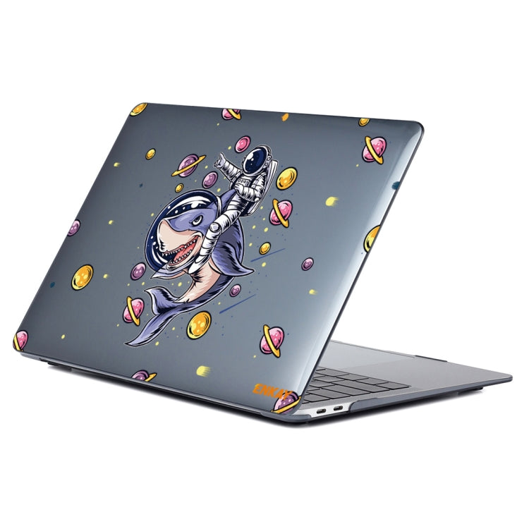 ENKAY Star Series Pattern Laotop Protective Crystal Case For MacBook Pro 16 inch A2141(Shark Astronaut) - MacBook Pro Cases by ENKAY | Online Shopping South Africa | PMC Jewellery