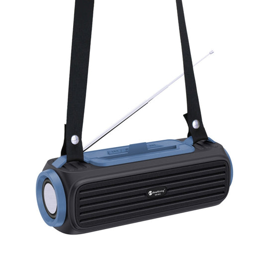NewRixing NR903F TWS Portable Outdoor Bluetooth Speaker Support TF Card / FM(Blue) - Desktop Speaker by New Rixing | Online Shopping South Africa | PMC Jewellery