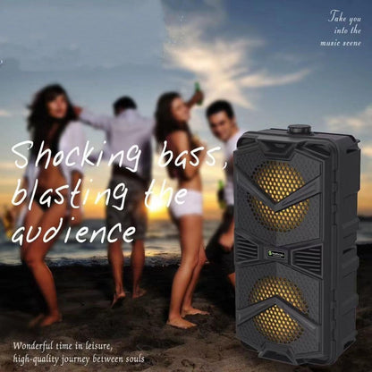 NewRixing NRG5501B Outdoor Portable Karaoke Wireless Speaker 16W Audio Amplifier No Mic - Loudspeaker by New Rixing | Online Shopping South Africa | PMC Jewellery