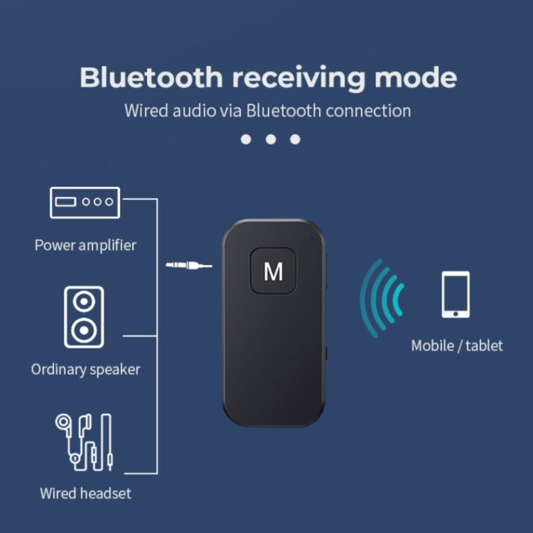 BT03 2 in 1 Bluetooth 5.1 Audio Receiver & Transmitter Car Hands-free Calls - Audio Receiver Transmitter by PMC TechLife | Online Shopping South Africa | PMC TechLife