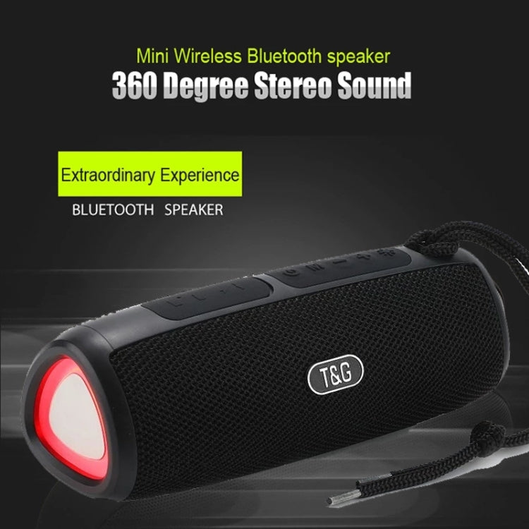 T&G TG344 Portable LED Light TWS Wireless Bluetooth Speaker(Gray) - Desktop Speaker by T&G | Online Shopping South Africa | PMC Jewellery