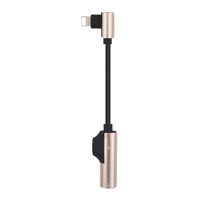 ENKAY ENK-AT109 Male 8 Pin to Dual Female 8 Pin Adapter Data Transfer Cable(Golden) - Converter & Adapter by ENKAY | Online Shopping South Africa | PMC Jewellery