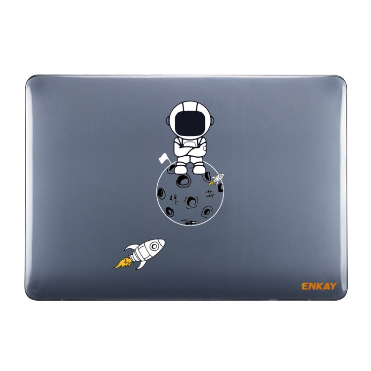 For MacBook Pro 13.3 A1706/A1989/A2159 ENKAY Hat-Prince 3 in 1 Spaceman Pattern Laotop Protective Crystal Case with TPU Keyboard Film / Anti-dust Plugs, Version:US(Spaceman No.4) - MacBook Pro Cases by ENKAY | Online Shopping South Africa | PMC Jewellery