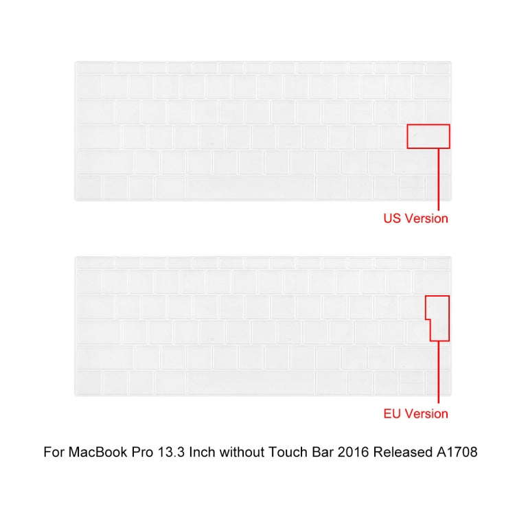 For MacBook Pro 13.3 A1708 ENKAY Hat-Prince 3 in 1 Spaceman Pattern Laotop Protective Crystal Case with TPU Keyboard Film / Anti-dust Plugs, Version:US(Spaceman No.1) - MacBook Pro Cases by ENKAY | Online Shopping South Africa | PMC Jewellery