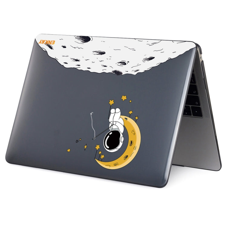 For MacBook Pro 15.4 A1707/A1990 ENKAY Hat-Prince 3 in 1 Spaceman Pattern Laotop Protective Crystal Case with TPU Keyboard Film / Anti-dust Plugs, Version:EU(Spaceman No.3) - MacBook Pro Cases by ENKAY | Online Shopping South Africa | PMC Jewellery