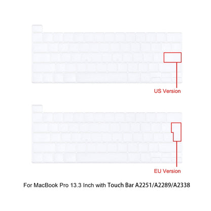 For MacBook Pro 13.3 A2251/A2289/A2338 ENKAY Hat-Prince 3 in 1 Protective Bracket  Case Cover Hard Shell with TPU Keyboard Film / Anti-dust Plugs, Version:EU(Khaki) - MacBook Pro Cases by ENKAY | Online Shopping South Africa | PMC Jewellery