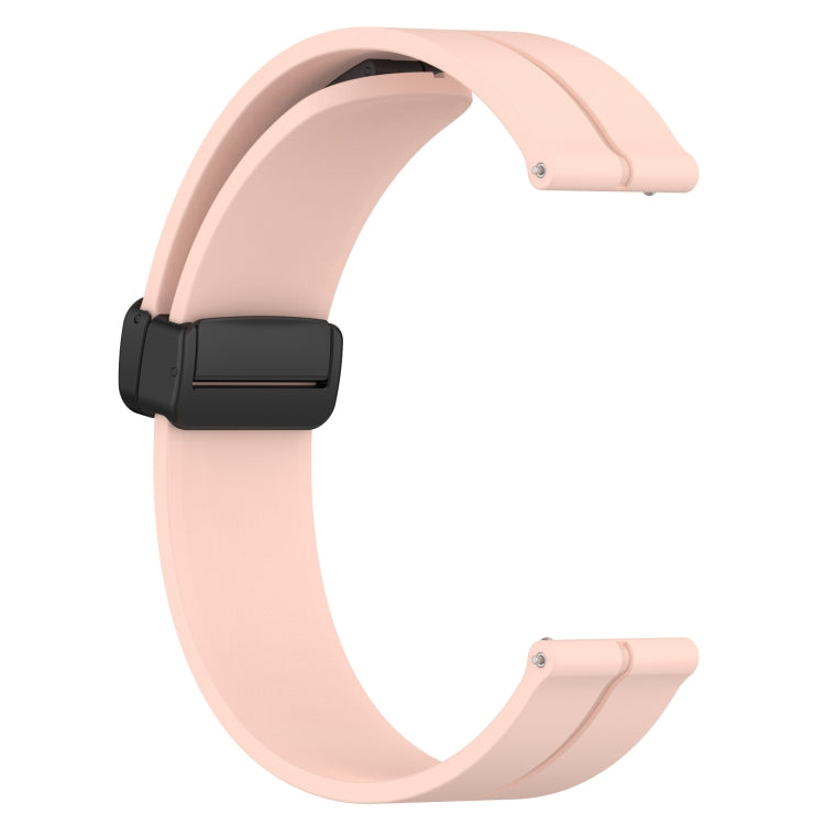 For Amazfit GTR 42mm 20mm Solid Color Magnetic Clasp Silicone Watch Band(Pink) - free shipping - PMC TechLife - Order now!