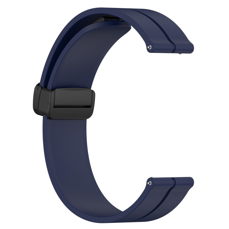 For Amazfit 3 22mm Solid Color Magnetic Clasp Silicone Watch Band(Midnight Blue) - free shipping - PMC TechLife - Order now!