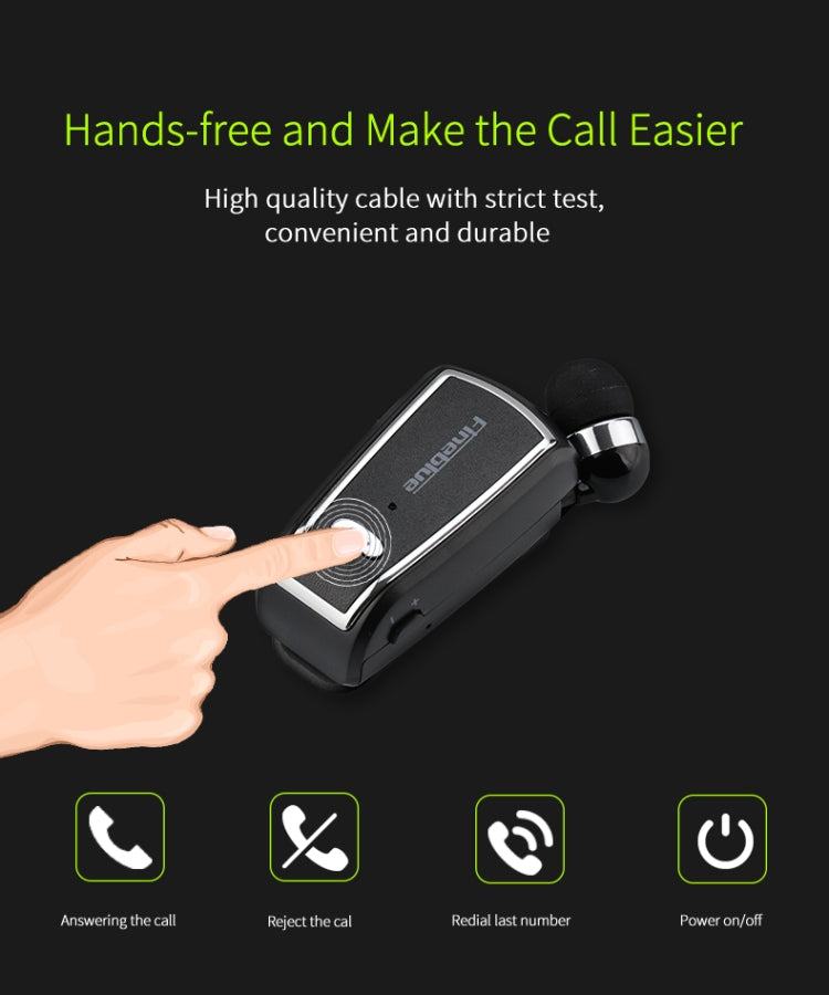 Fineblue F-V3 Bluetooth 4.1 Wireless Stereo Bluetooth In-Ear Earphone Mini Headset Black - free shipping - PMC TechLife - Order now!