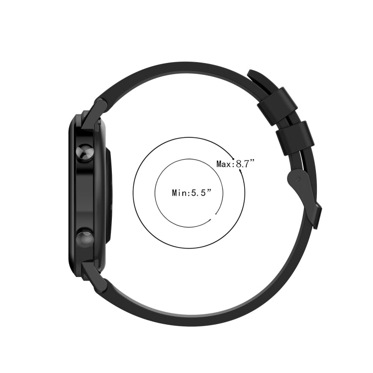 For Amazfit GTS 2E 20mm Wavy Dot Pattern Solid Color Silicone Watch Band(Grey) - free shipping - PMC TechLife - Order now!