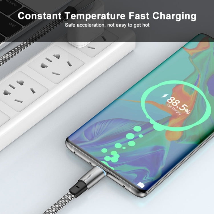 ENKAY Hat-Prince 30W USB C / Type-C to 8 Pin 3A Fast Charging Data Weave Cable, Length:2m - Cable & Adapter by ENKAY | Online Shopping South Africa | PMC Jewellery | Buy Now Pay Later Mobicred