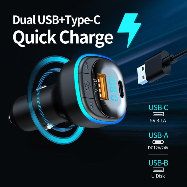 C33 Car Charger Quick Charge Type C Fast Charging Phone Adapter - Car Charger by PMC TechLife | Online Shopping South Africa | PMC TechLife