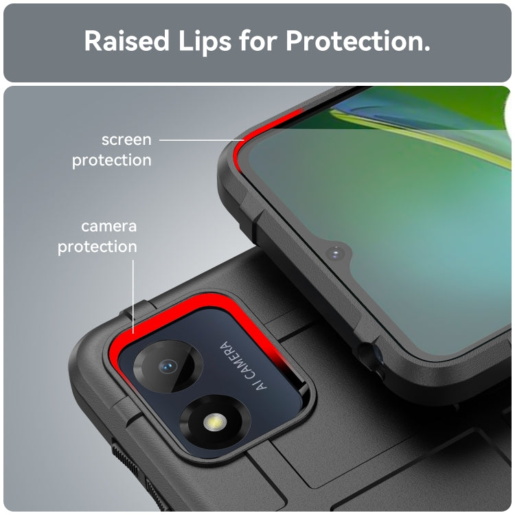 For Motorola Moto E13 Full Coverage Shockproof TPU Phone Case(Black) - free shipping - PMC TechLife - Order now!
