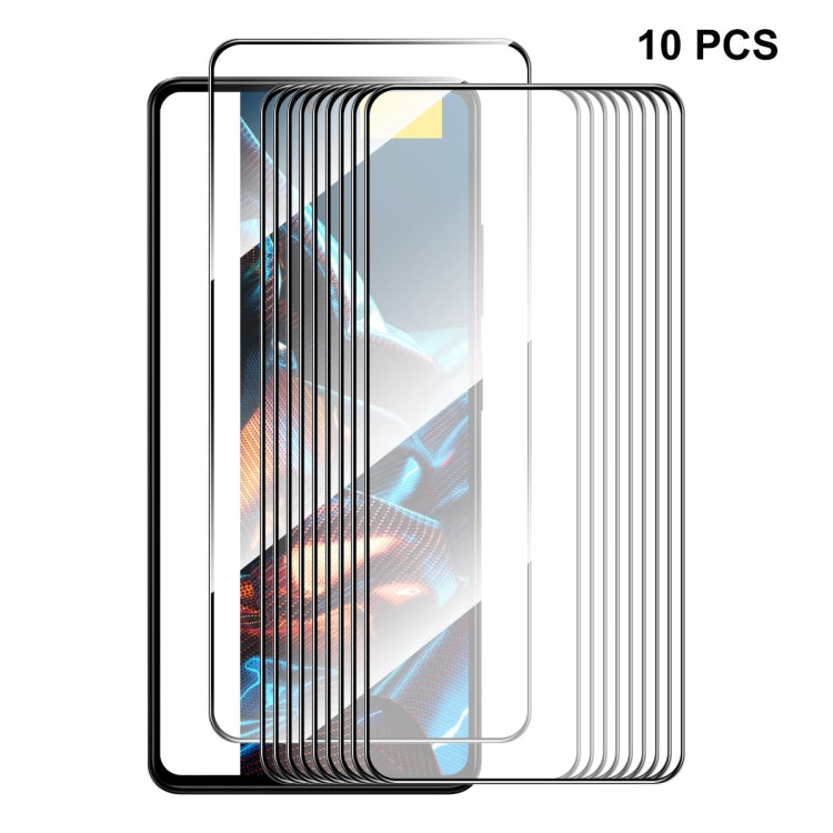For Xiaomi Poco X5 10pcs ENKAY Hat-Prince Full Glue 0.26mm 9H 2.5D Tempered Glass Full Film -  by ENKAY | Online Shopping South Africa | PMC Jewellery