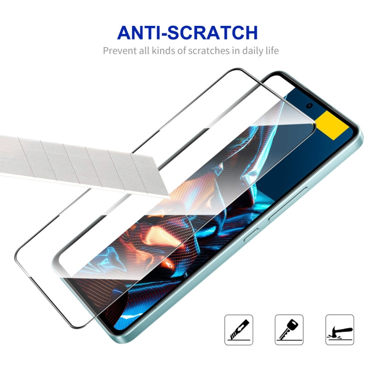 For Xiaomi Poco X5 10pcs ENKAY Hat-Prince Full Glue 0.26mm 9H 2.5D Tempered Glass Full Film -  by ENKAY | Online Shopping South Africa | PMC Jewellery