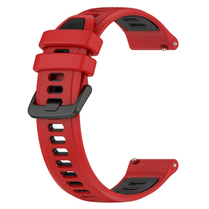 For Huawei Watch GT3 Pro 46mm 22mm Sports Two-Color Silicone Watch Band(Red+Black) - Smart Wear by PMC Jewellery | Online Shopping South Africa | PMC Jewellery