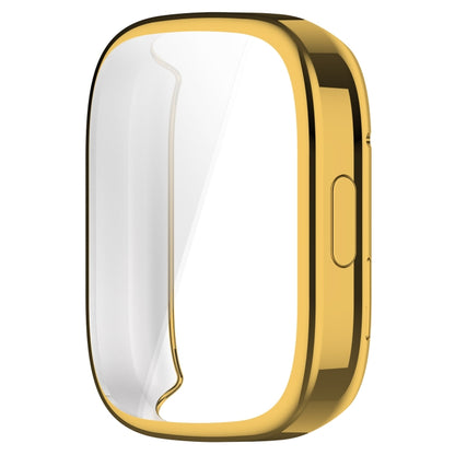 For Redmi Watch 3 TPU Fully Enclosed Watch Protective Case(Gold) - Smart Wear by PMC Jewellery | Online Shopping South Africa | PMC Jewellery