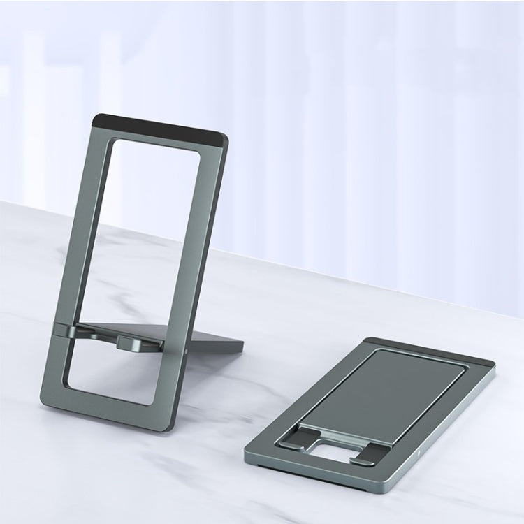 H18 Multifunctional Portable Phone Tablet Desktop Folding Stand(Gray) - Desktop Holder by PMC TechLife | Online Shopping South Africa | PMC TechLife