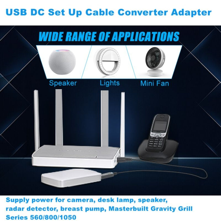 USB DC 5V to 12V Set Up Cable Converter Adapter - free shipping - PMC TechLife - Order now!