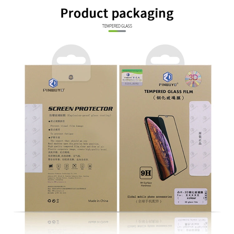 For Xiaomi Redmi Note13 Pro+ PINWUYO 9H 3D Hot Bending Tempered Glass Film(Black) -  by PINWUYO | Online Shopping South Africa | PMC Jewellery | Buy Now Pay Later Mobicred