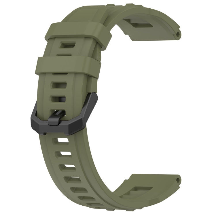 For Amazfit T-Rex Ultra Silicone Sports Watch Band(Dark Green) - Watch Bands by PMC Jewellery | Online Shopping South Africa | PMC Jewellery