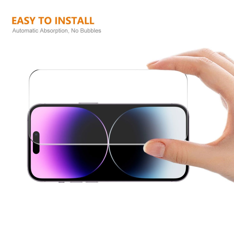 For iPhone 15 Pro 10pcs ENKAY 0.26mm 9H 2.5D High Aluminum-silicon Tempered Glass Film - iPhone 15 Pro Tempered Glass by ENKAY | Online Shopping South Africa | PMC Jewellery | Buy Now Pay Later Mobicred