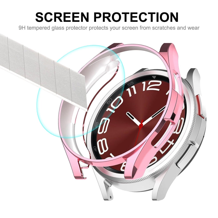 For Samsung Galaxy Watch6 Classic 43mm ENKAY Hat-Prince Transparent Soft TPU Case + 0.2mm 9H Glass Screen Protector - Watch Cases by ENKAY | Online Shopping South Africa | PMC Jewellery