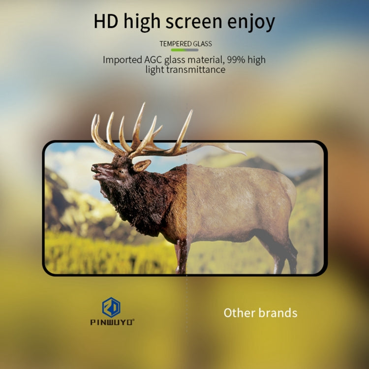 For Google Pixel 8 Pro PINWUYO 9H 2.5D Full Screen Tempered Glass Film(Black) - Google Tempered Glass by PINWUYO | Online Shopping South Africa | PMC TechLife | Buy Now Pay Later Mobicred