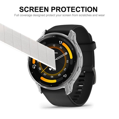 For Garmin Venu 3 ENKAY Hat-Prince Full Coverage Transparent TPU Watch Case with Screen Protection - Watch Cases by ENKAY | Online Shopping South Africa | PMC Jewellery