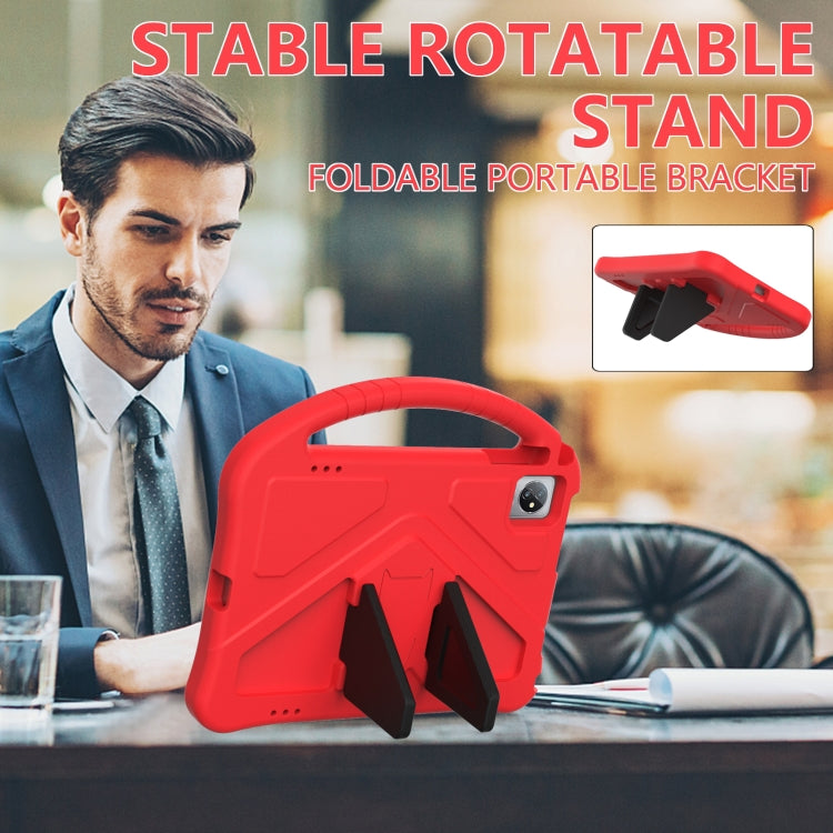 For Blackview Tab 8 WiFi 10.1 2023 EVA Shockproof Tablet Case with Holder(Red) - Others by PMC TechLife | Online Shopping South Africa | PMC TechLife | Buy Now Pay Later Mobicred