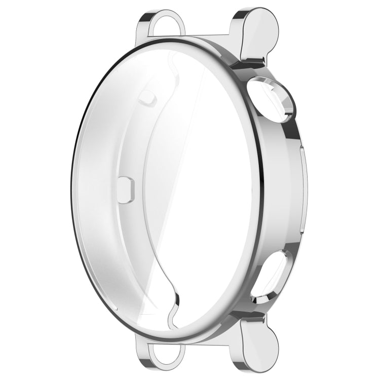 For Huawei Watch GT4 41mm Full Coverage TPU Electroplated Watch Protective Case(Silver) - Watch Cases by PMC Jewellery | Online Shopping South Africa | PMC Jewellery