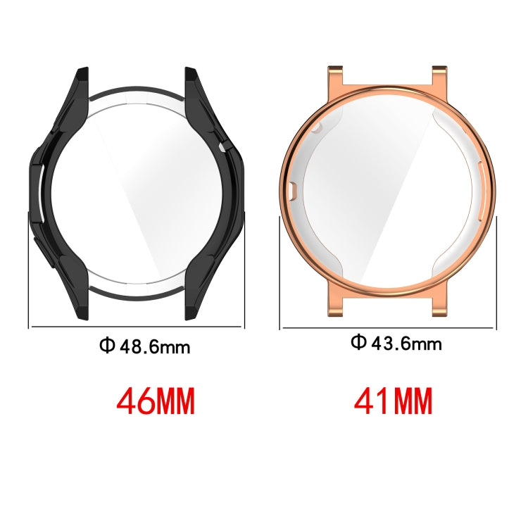 For Huawei Watch GT4 41mm Full Coverage TPU Electroplated Watch Protective Case(Black) - Watch Cases by PMC Jewellery | Online Shopping South Africa | PMC Jewellery