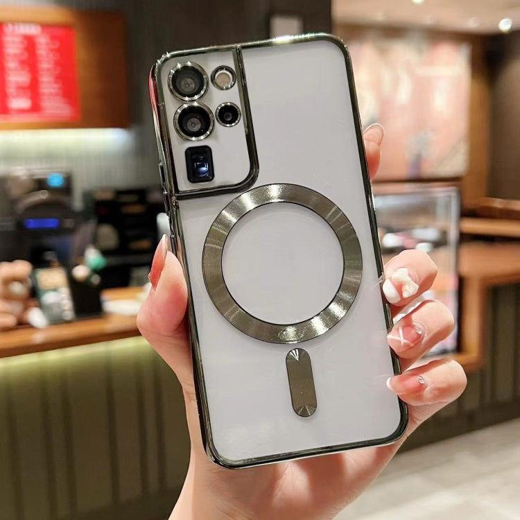 For Samsung Galaxy S20 Ultra 5G MagSafe Electroplating TPU Phone Case(Green) - Galaxy Phone Cases by PMC TechLife | Online Shopping South Africa | PMC TechLife | Buy Now Pay Later Mobicred