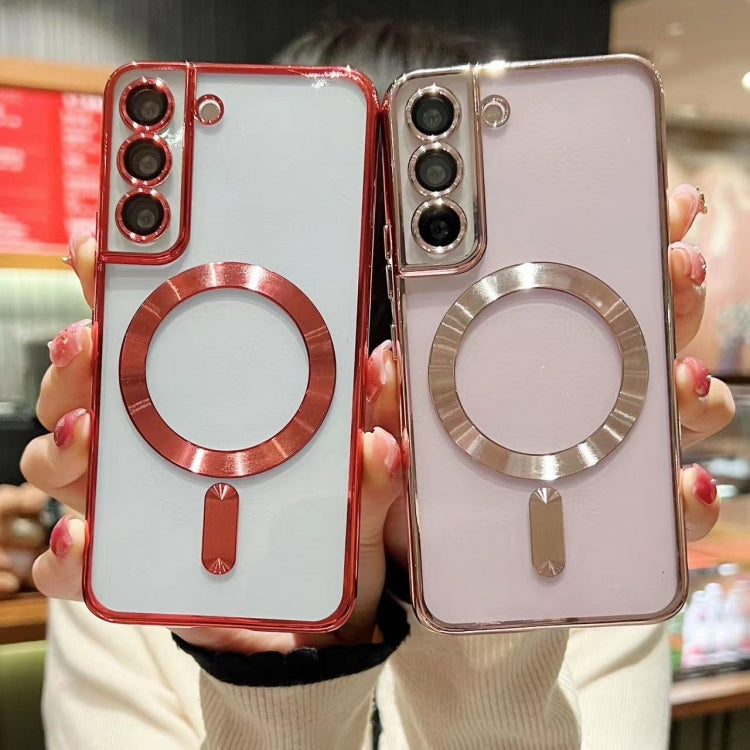 For Samsung Galaxy S20 Ultra 5G MagSafe Electroplating TPU Phone Case(Silver) - Galaxy Phone Cases by PMC TechLife | Online Shopping South Africa | PMC TechLife